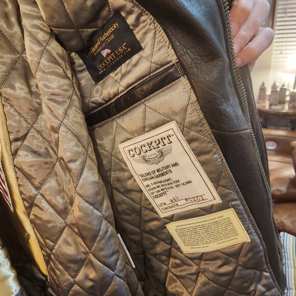 Cockpit leather jacket size XL - Picture 4 of 6